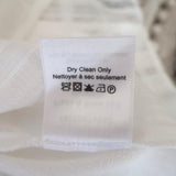 Veronica Beard Sol Ruffle Top White Lace-Trim Cotton Size 10 Cap Sleeve Blouse available at CelebrityOwned.com img_9