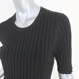 Veronica Beard Top Dillon Black Ribbed Knit Size Medium Crewneck Pullover NEW available at CelebrityOwned.com img_3
