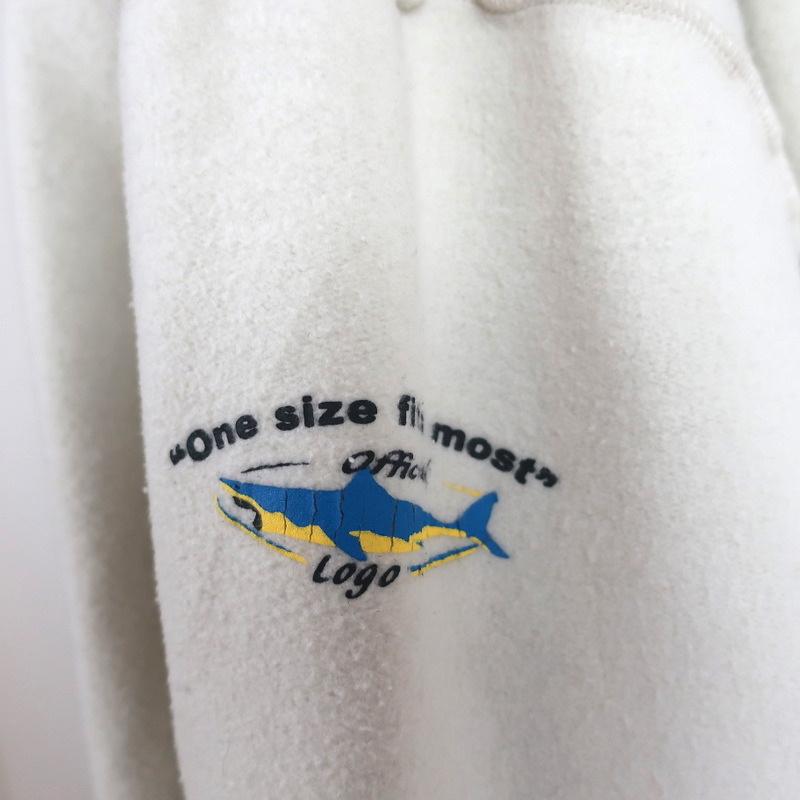 Vetements Inside-Out Shark Hoodie Ecru Size Medium Unisex Sweatshirt available at CelebrityOwned.com img_4