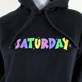 Vetements Saturday Weekday Hoodie Sweatshirt Black Size Small available at CelebrityOwned.com img_2
