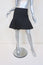 Victoria Victoria Beckham Ruffled Mini Skirt Black Wool-Blend Size US 2