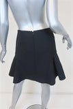 Victoria Victoria Beckham Ruffled Mini Skirt Black Wool-Blend Size US 2 available at CelebrityOwned.com img_4