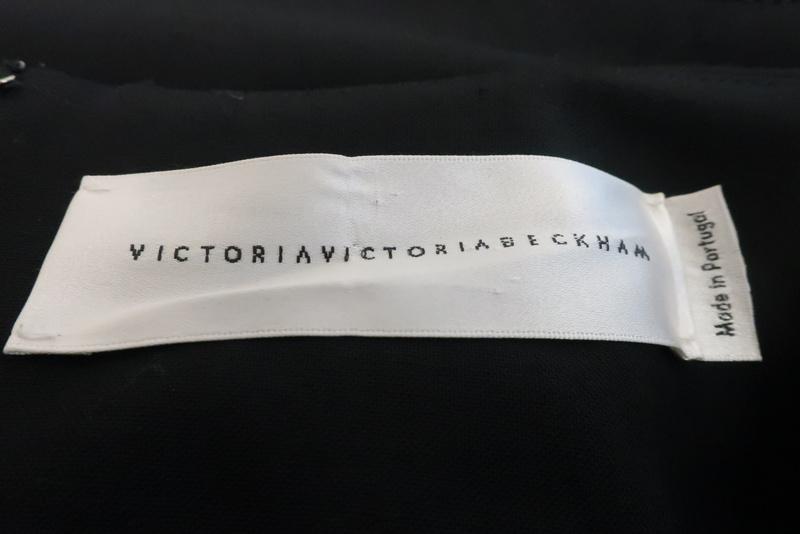Victoria Victoria Beckham Ruffled Mini Skirt Black Wool-Blend Size US 2 available at CelebrityOwned.com img_5
