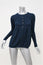 Vince Babydoll Cardigan Navy Cotton-Cashmere Sweater Size Extra Small NEW