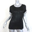 Vince Colorblock Roll Sleeve Tee Black/Gray Size Small Short Sleeve Top