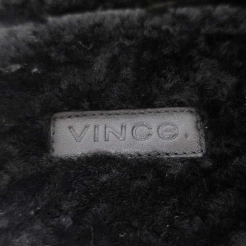 Vince Kalina Shearling Slipper Slide Sandals Black Size 9.5 NEW available at CelebrityOwned.com img_9
