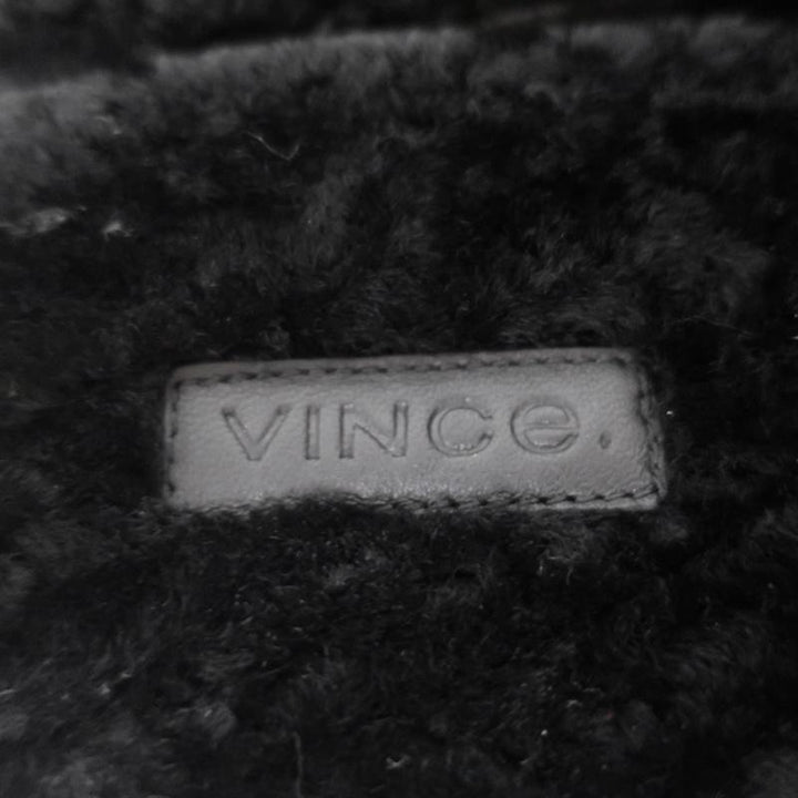 Vince Kalina Shearling Slipper Slide Sandals Black Size 9.5 NEW available at CelebrityOwned.com img_9