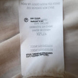 Vince Popover Blouse Light Beige Matte Satin Size Extra Small Long Sleeve Top available at CelebrityOwned.com img_8