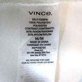 Vince Sleeveless Turtleneck Top White Mixed Rib Knit Size Medium available at CelebrityOwned.com img_7