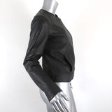 Vince Snake-Embossed Leather Motorcycle Jacket Graphite Size Small Biker Jacket available at CelebrityOwned.com img_5