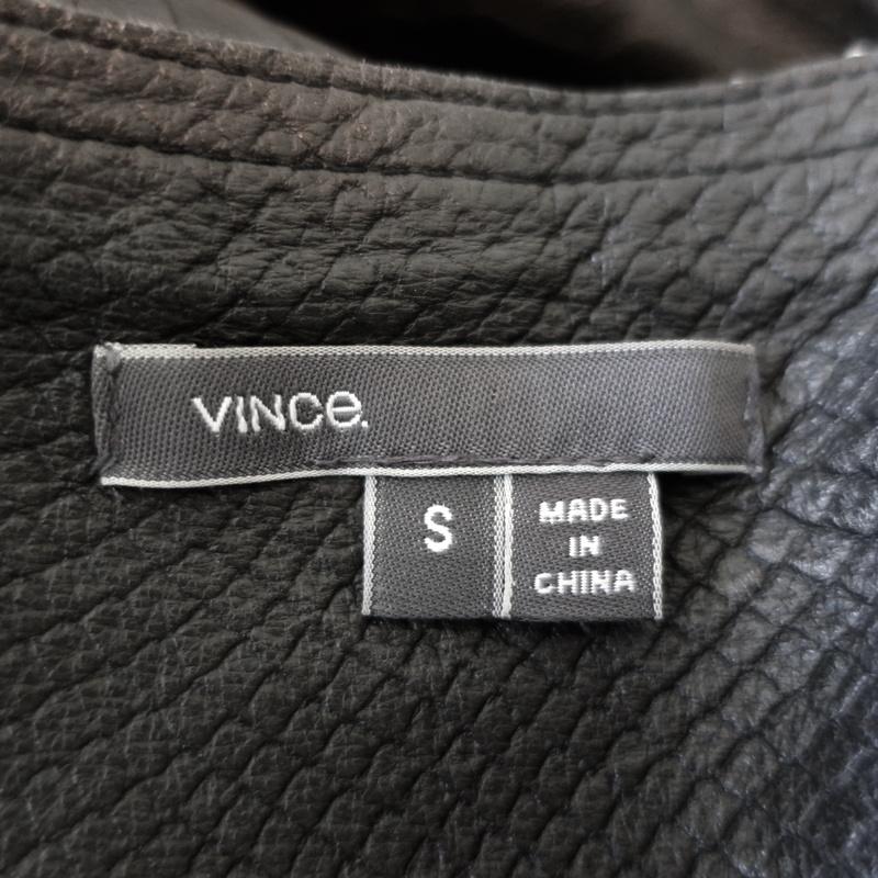 Vince Snake-Embossed Leather Motorcycle Jacket Graphite Size Small Biker Jacket available at CelebrityOwned.com img_7