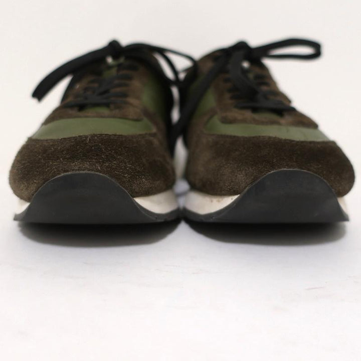 Vince Sneakers Olive Suede &amp; Leather Size 7 Running Shoes available at CelebrityOwned.com img_5