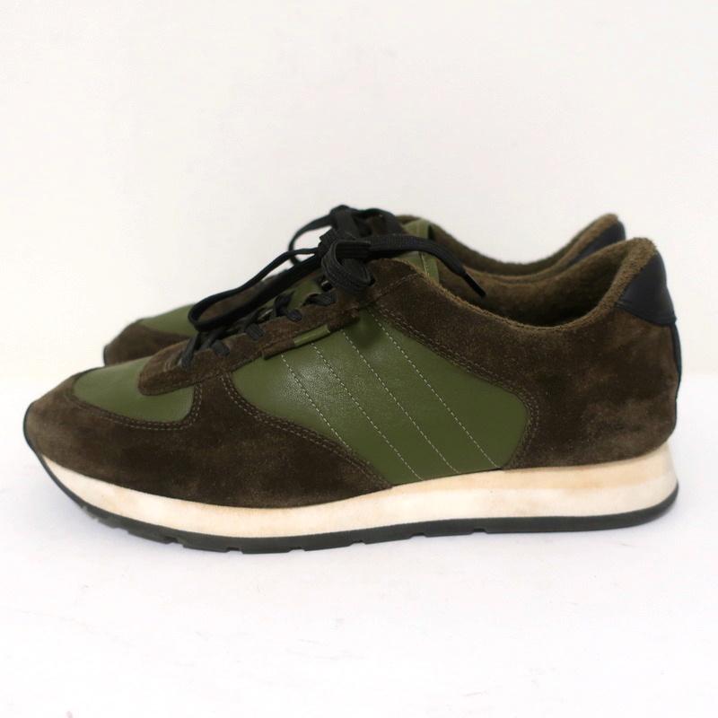Vince Sneakers Olive Suede &amp; Leather Size 7 Running Shoes available at CelebrityOwned.com img_6