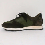 Vince Sneakers Olive Suede & Leather Size 7 Running Shoes available at CelebrityOwned.com img_7