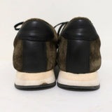 Vince Sneakers Olive Suede & Leather Size 7 Running Shoes available at CelebrityOwned.com img_8