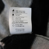 Vince Striped Knit Top Gray Cashmere-Blend Size Medium Short Sleeve Sweater available at CelebrityOwned.com img_9