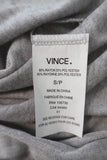 Vince Top Heather Silver Jersey Size Small Contrast-Trim Scoop Neck Tee available at CelebrityOwned.com img_6