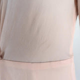 Vince Twist Drape Dress Light Peach Size 4 Long Sleeve V-Neck available at CelebrityOwned.com img_5