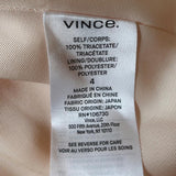 Vince Twist Drape Dress Light Peach Size 4 Long Sleeve V-Neck available at CelebrityOwned.com img_9