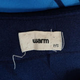 Warm Blouse Blue Printed Chiffon Size Petite/Small Tie-Sleeve Top available at CelebrityOwned.com img_7