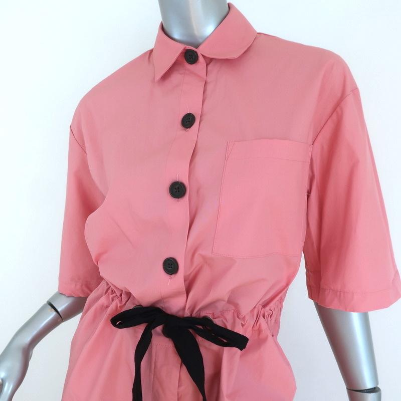 Who What Wear x Target Short Sleeve Jumpsuit Pink Cotton Size Extra Small NEW available at CelebrityOwned.com img_3