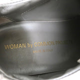 Woman by Common Projects Achilles Low Sneakers Silver Metallic Leather Size 38-img_[image_position} from CelebrityOwned.com