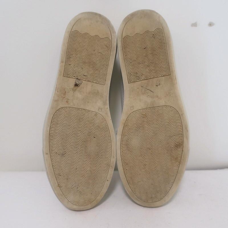 Woman by Common Projects Achilles Low Sneakers White Perforated Leather Size 38 available at CelebrityOwned.com img_10