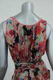 Wunderkind Dress Pleated Floral Print Chiffon Size 40 Sleeveless Tie-Waist available at CelebrityOwned.com img_11