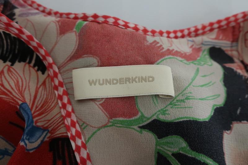 Wunderkind Dress Pleated Floral Print Chiffon Size 40 Sleeveless Tie-Waist available at CelebrityOwned.com img_3