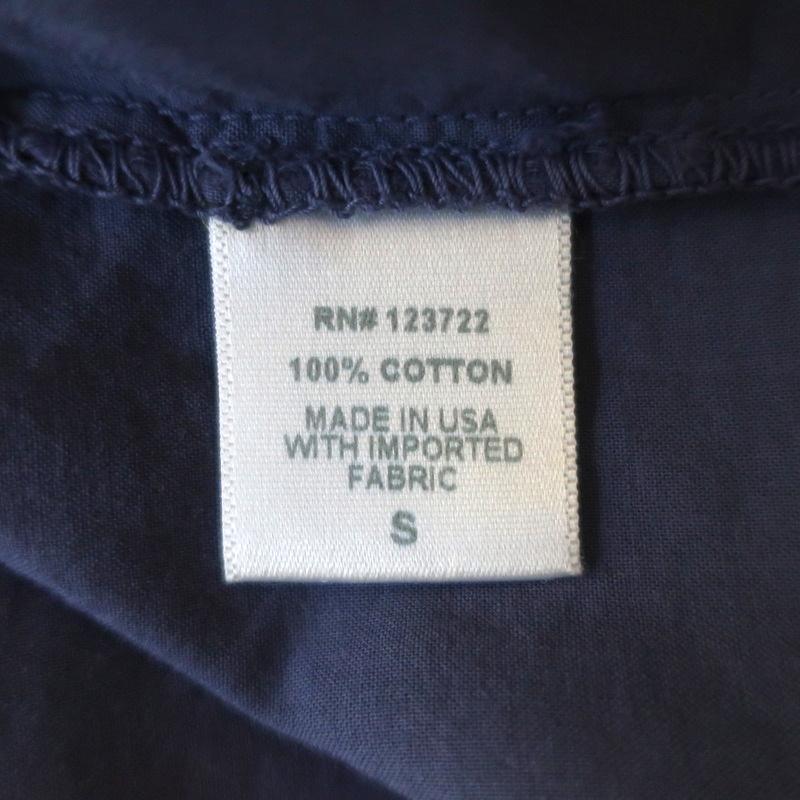 XIRENA Short Sleeve Shirt Eden Blue Cotton Size Small Button-Down Top-img_[image_position} from CelebrityOwned.com