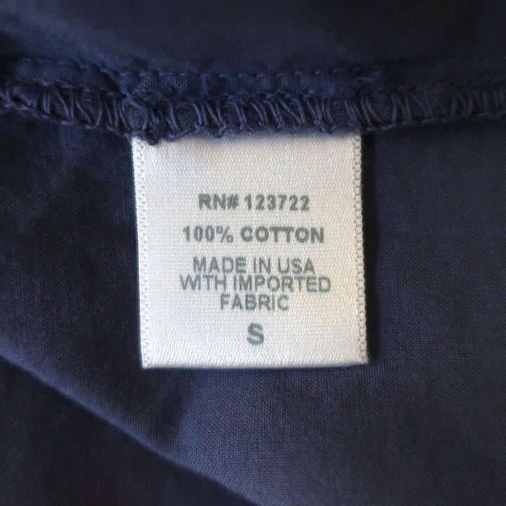 XIRENA Short Sleeve Shirt Eden Blue Cotton Size Small Button-Down Top-img_[image_position} from CelebrityOwned.com