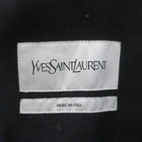 Yves Saint Laurent Peacoat Black Wool Size Medium Double Breasted Jacket available at CelebrityOwned.com img_6