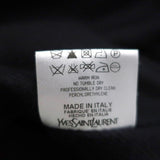 Yves Saint Laurent Peacoat Black Wool Size Medium Double Breasted Jacket available at CelebrityOwned.com img_7