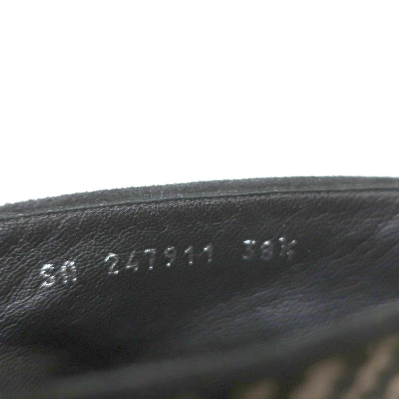Yves Saint Laurent Tribtoo Ankle Boots Black Suede &amp; Printed Pony Hair Size 38.5 available at CelebrityOwned.com img_10