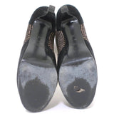 Yves Saint Laurent Tribtoo Ankle Boots Black Suede & Printed Pony Hair Size 38.5 available at CelebrityOwned.com img_11