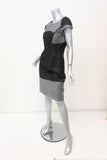 Zac Posen Denim Dress Two-Tone Cotton Size 6 Cap Sleeve Sheath available at CelebrityOwned.com img_3