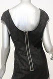 Zac Posen Denim Dress Two-Tone Cotton Size 6 Cap Sleeve Sheath available at CelebrityOwned.com img_6