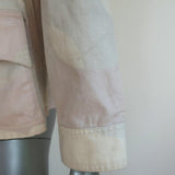 Zadig & Voltaire Jacket Kimi Ivory/Light Pink Camouflage Denim Size Small available at CelebrityOwned.com img_6