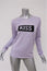 Zadig & Voltaire Sweater Gwendal Kiss Lilac Intarsia Pullover Size Extra Small