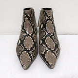 Zimmermann Ankle Boots Snake-Embossed Leather Size 38 Kitten Heel Booties available at CelebrityOwned.com img_4