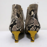 Zimmermann Ankle Boots Snake-Embossed Leather Size 38 Kitten Heel Booties available at CelebrityOwned.com img_8