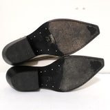 Zimmermann Cowboy Boots Cream Studded Leather Size 38 Western Ankle Boots available at CelebrityOwned.com img_11