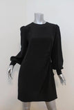 Zimmermann Dress Black Silk Size 1 Long Sleeve Ruffled-Side available at CelebrityOwned.com img_1