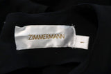 Zimmermann Dress Black Silk Size 1 Long Sleeve Ruffled-Side available at CelebrityOwned.com img_5