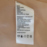 Zimmermann Mini Dress Corsage Linear Ivory Linen Size 2 Long Sleeve V-Neck NEW available at CelebrityOwned.com img_8