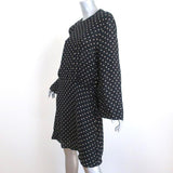 Zimmermann Mini Dress Mischief Black Polka Dot Crepe Size 3 Bell Sleeve-img_[image_position} from CelebrityOwned.com