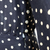 Zimmermann Mini Dress Mischief Black Polka Dot Crepe Size 3 Bell Sleeve-img_[image_position} from CelebrityOwned.com