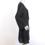 Zimmermann Mini Dress Mischief Black Polka Dot Crepe Size 3 Bell Sleeve-img_[image_position} from CelebrityOwned.com