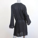 Zimmermann Mini Dress Mischief Black Polka Dot Crepe Size 3 Bell Sleeve-img_[image_position} from CelebrityOwned.com