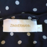 Zimmermann Mini Dress Mischief Black Polka Dot Crepe Size 3 Bell Sleeve-img_[image_position} from CelebrityOwned.com